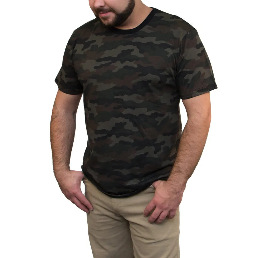 50/50 Camo Unisex T-Shirt Royal Apparel