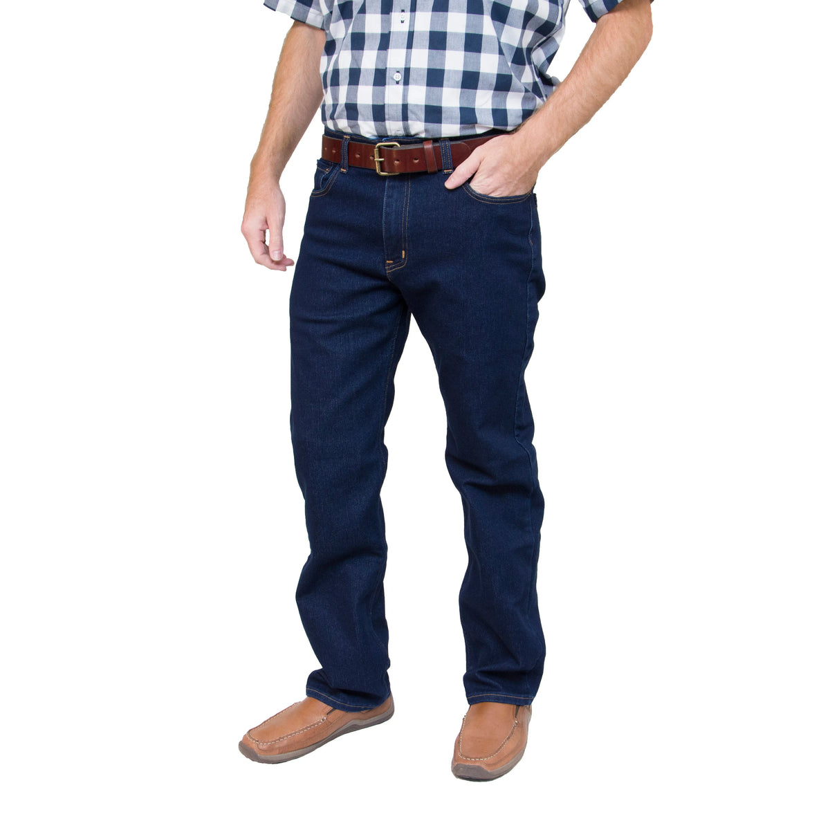 AA1776 - Men&#39;s Straight Leg Stretch Jean - Made in USA All American Clothing Co.