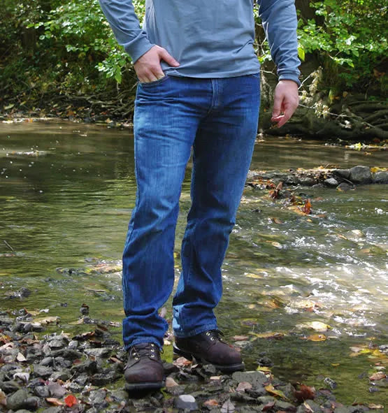 AA1873L - Men's Classic Jean - Medium Stonewash - Made in USA All American Clothing Co.