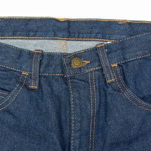 AA701D - Men's Boot Cut Jean with Gusset - Dark Stonewash - Made in USA All American Clothing Co.