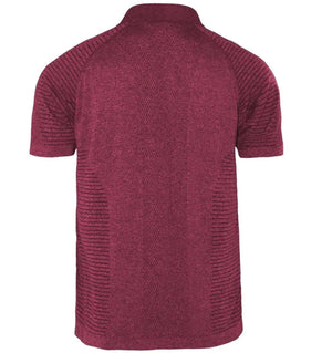 All American Clothing Co. - Body Mapping Heather Polo Akwa