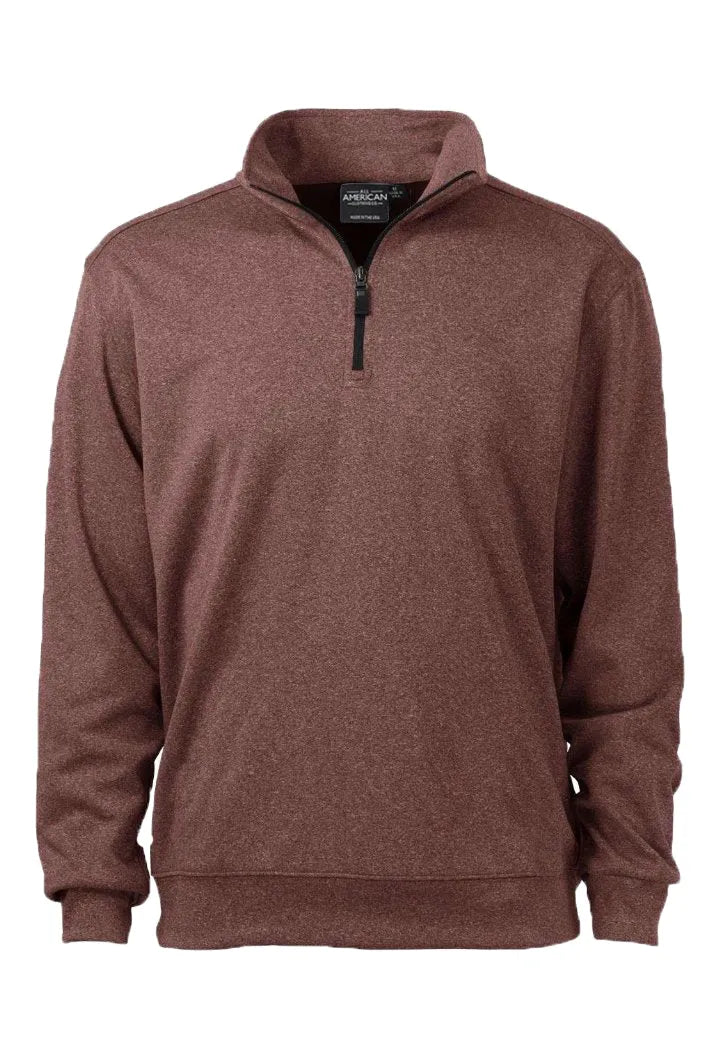 Bonded Interlock 1/4 Zip - All American Clothing Co