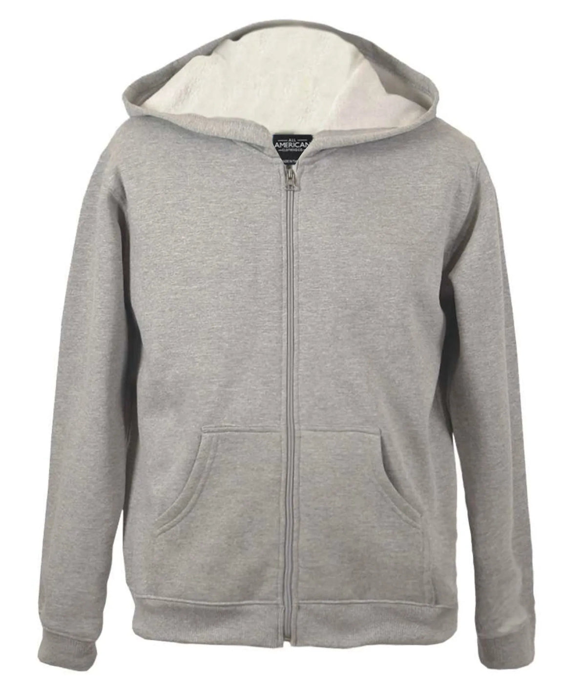 Full Zip Hooded Sweatshirt | All American Clothing Co.