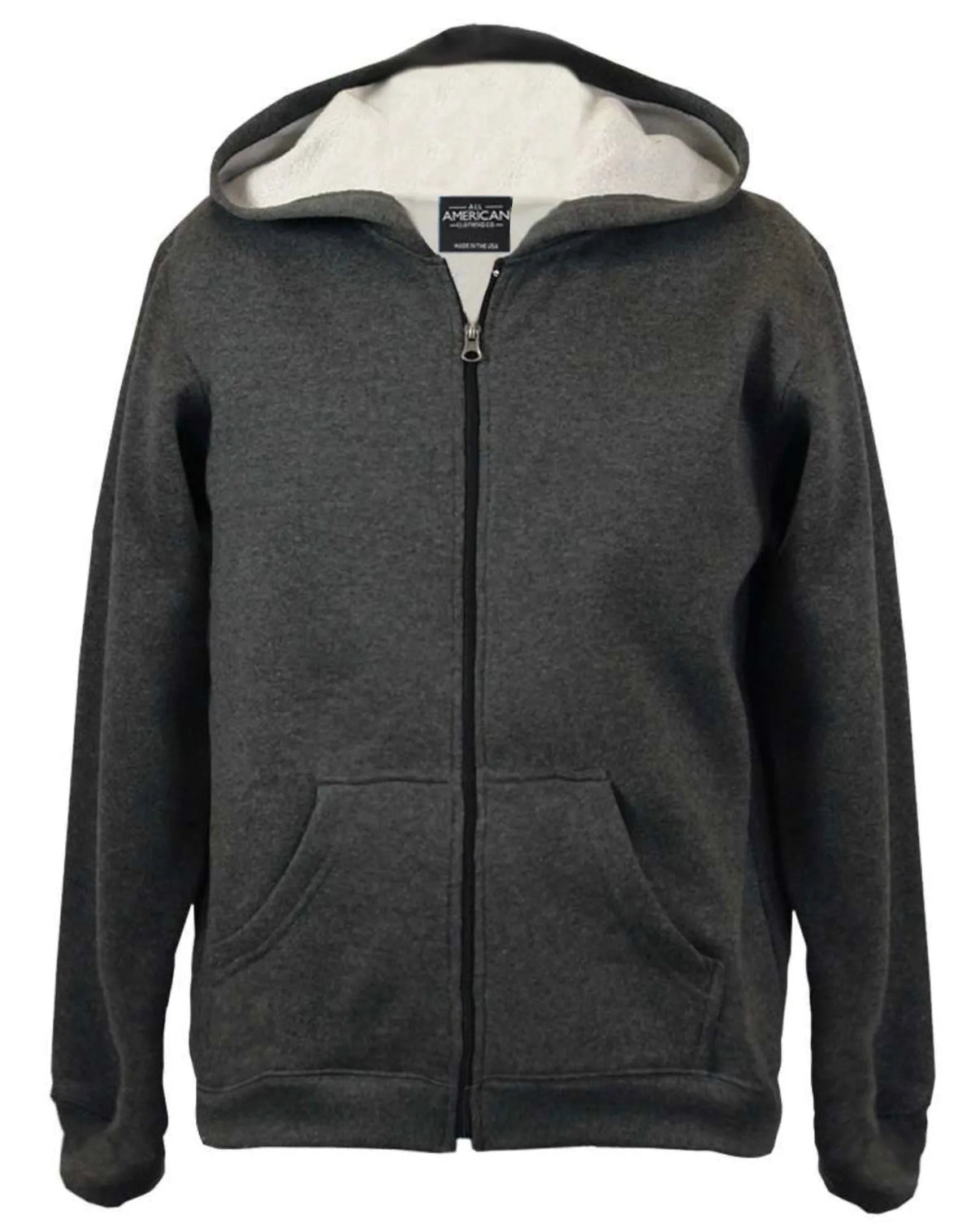 Full Zip Hooded Sweatshirt | All American Clothing Co.