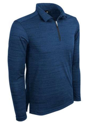 All American Clothing Co. - Long Sleeve 1/4 Zip Polo Tiger Stripe Jersey Akwa