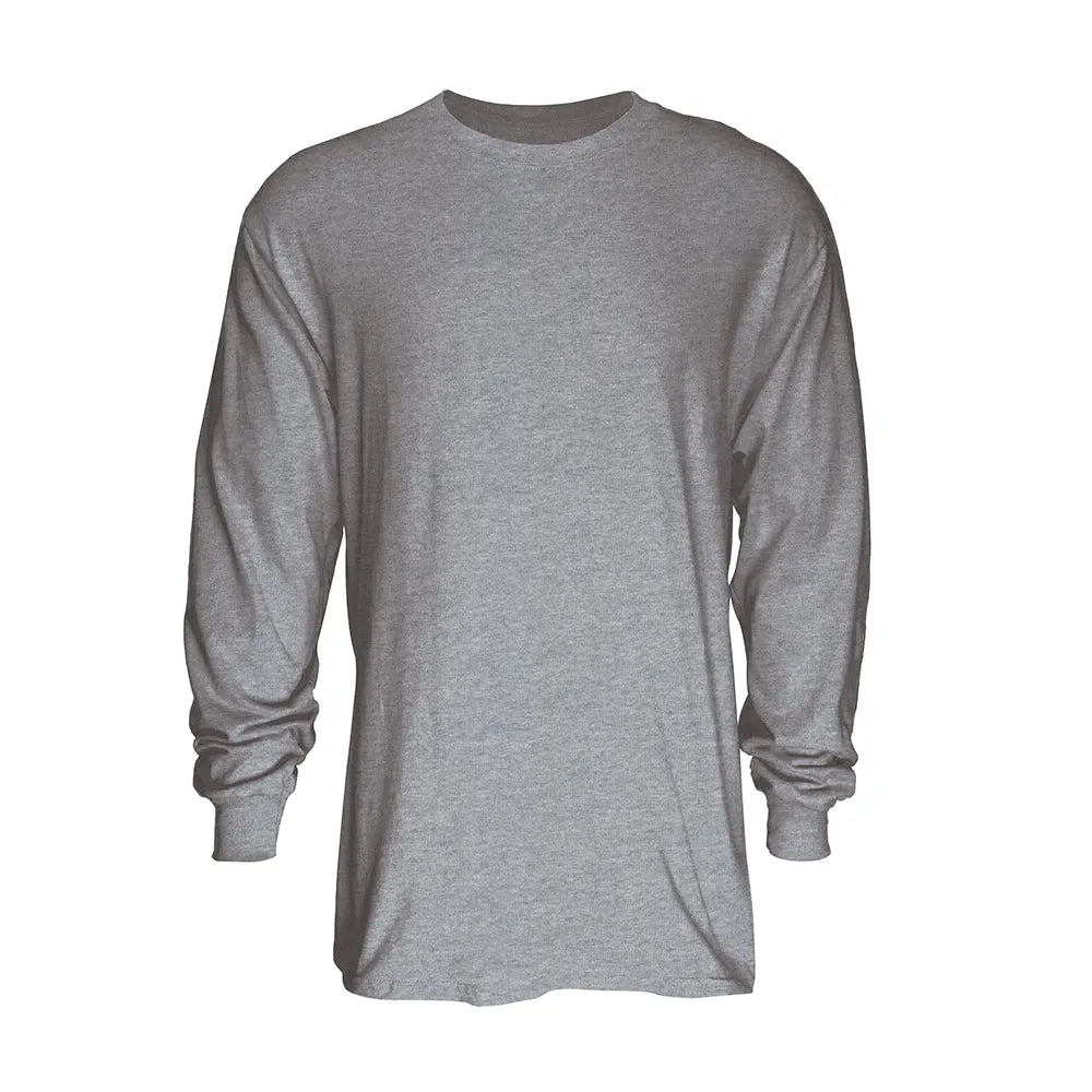 TTycoon Long Sleeve 60/40 Crew Neck Shirt | All American Clothing 2XL / Mocha for Unisex | [ Adult ]