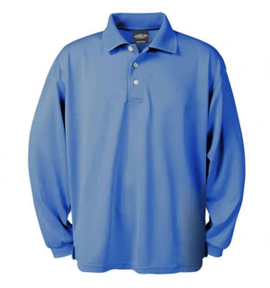 All American Clothing Co. - Long Sleeve Aqua Dry Polo Shirt Akwa