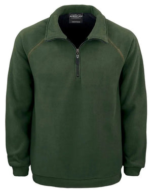 All American Clothing Co. - Men's 1/4 Zip Fleece Corduroy Pullover Akwa