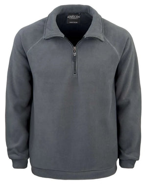 All American Clothing Co. - Men's 1/4 Zip Fleece Corduroy Pullover Akwa