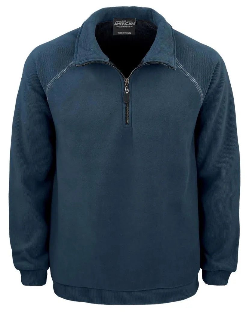 Mens Fleece Corduroy Pullover | All American Clothing Co