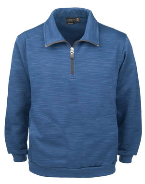 All American Clothing Co. - Men's 1/4 Zip Jacket Tiger Stripe Fleece Akwa