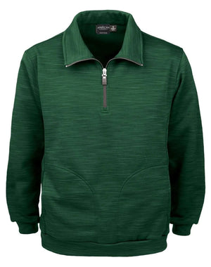 All American Clothing Co. - Men's 1/4 Zip Jacket Tiger Stripe Fleece Akwa