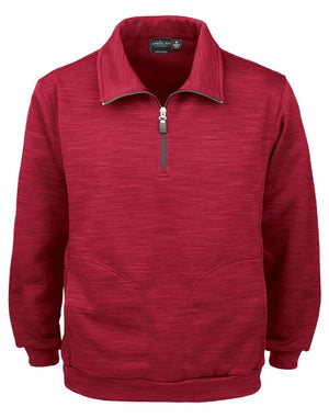All American Clothing Co. - Men's 1/4 Zip Jacket Tiger Stripe Fleece Akwa