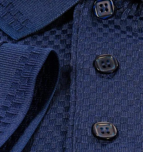 All American Clothing Co. - Men's Basket Weave Polo Akwa