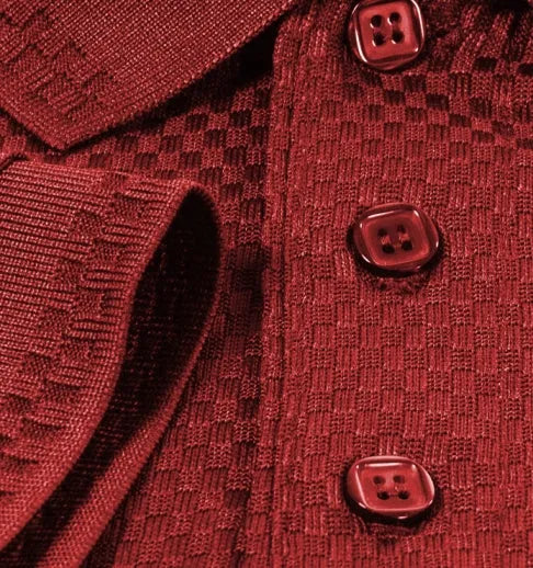 All American Clothing Co. - Men's Basket Weave Polo Akwa