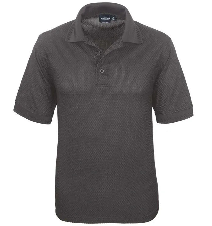 All American Clothing Co. - Men's Basket Weave Polo Akwa