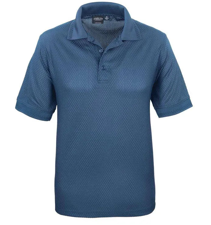 All American Clothing Co. - Men's Basket Weave Polo Akwa
