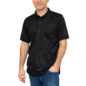 All American Clothing Co. - Men's Basket Weave Polo with Pocket Akwa