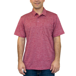 All American Clothing Co. - Men's Honeycomb Jacquard Polo with Pocket Akwa