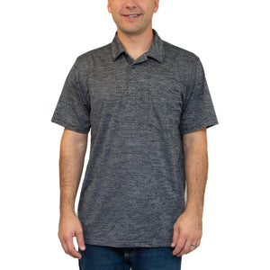 All American Clothing Co. - Men's Honeycomb Jacquard Polo with Pocket Akwa