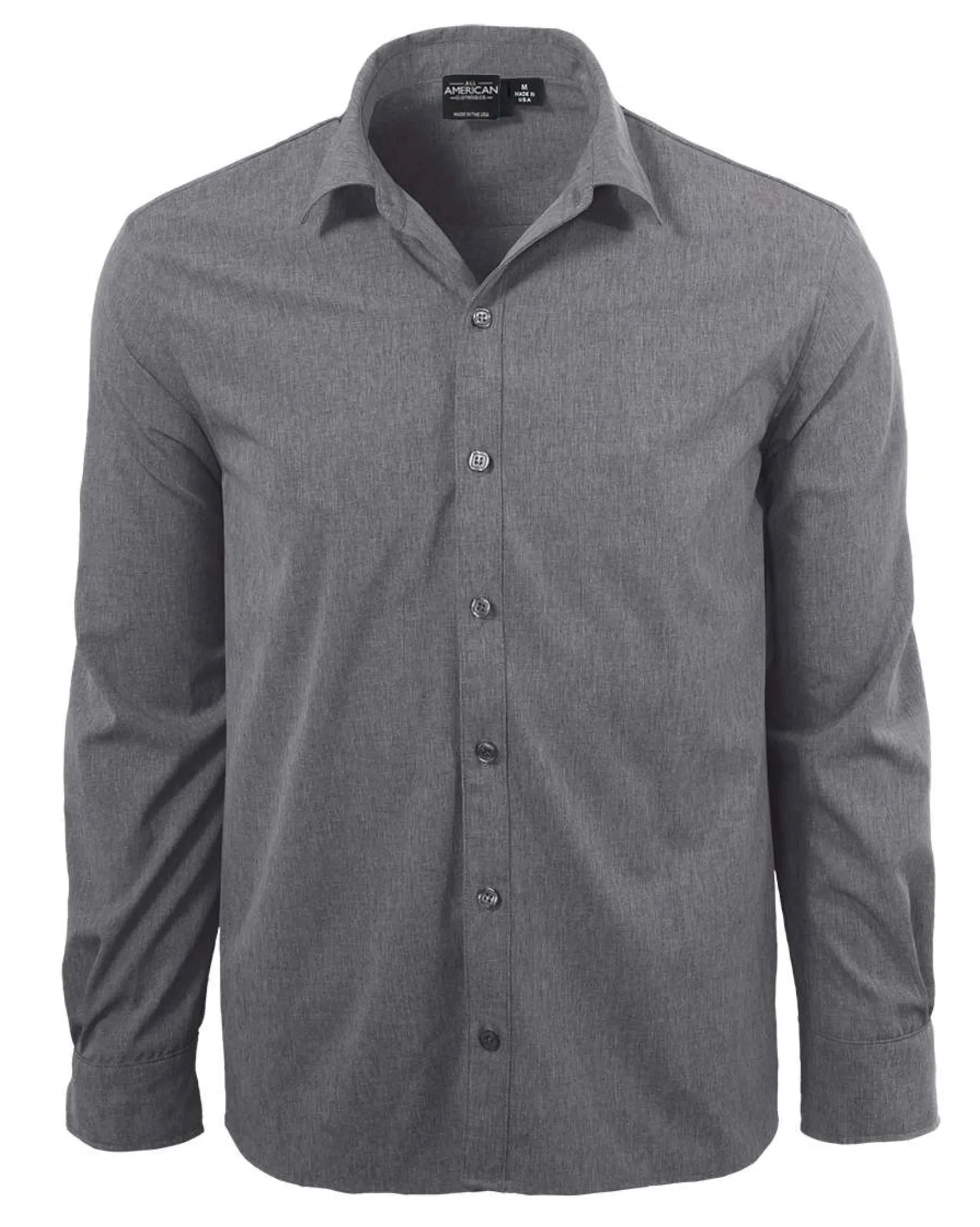 All American Clothing Co. - Men's Long Sleeve Dress Shirt Akwa