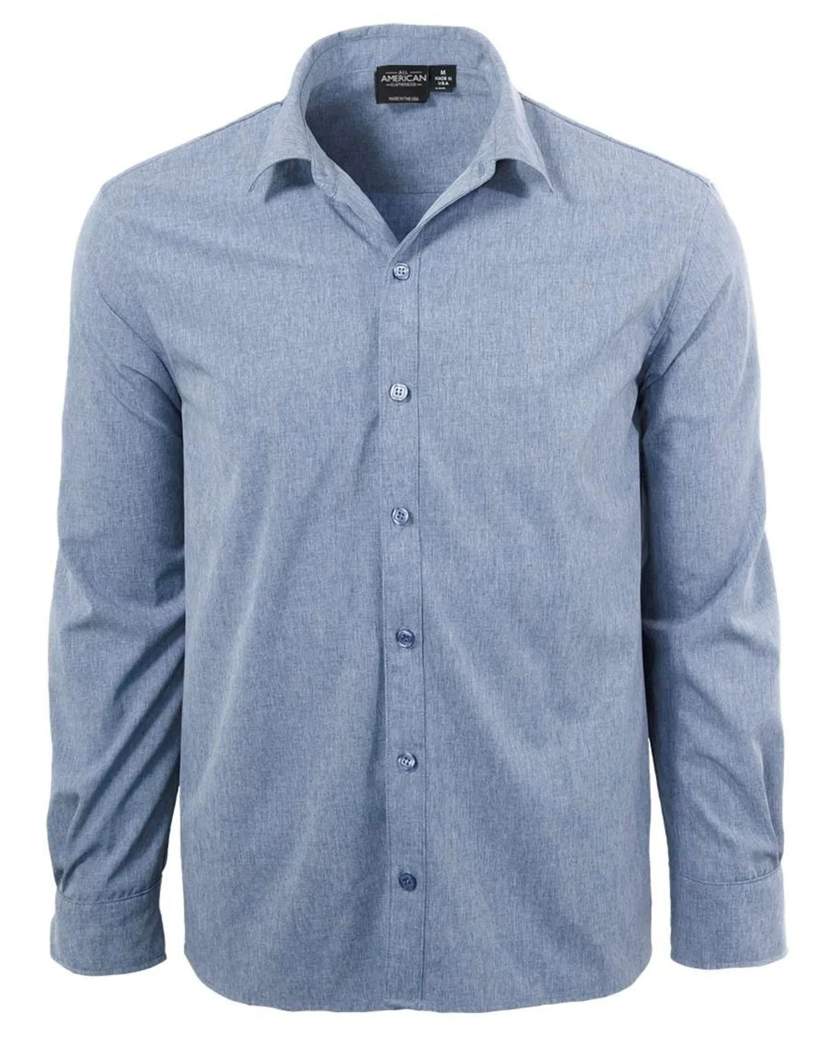Men's Long Sleeve Dress Shirt - All American Clothing Co