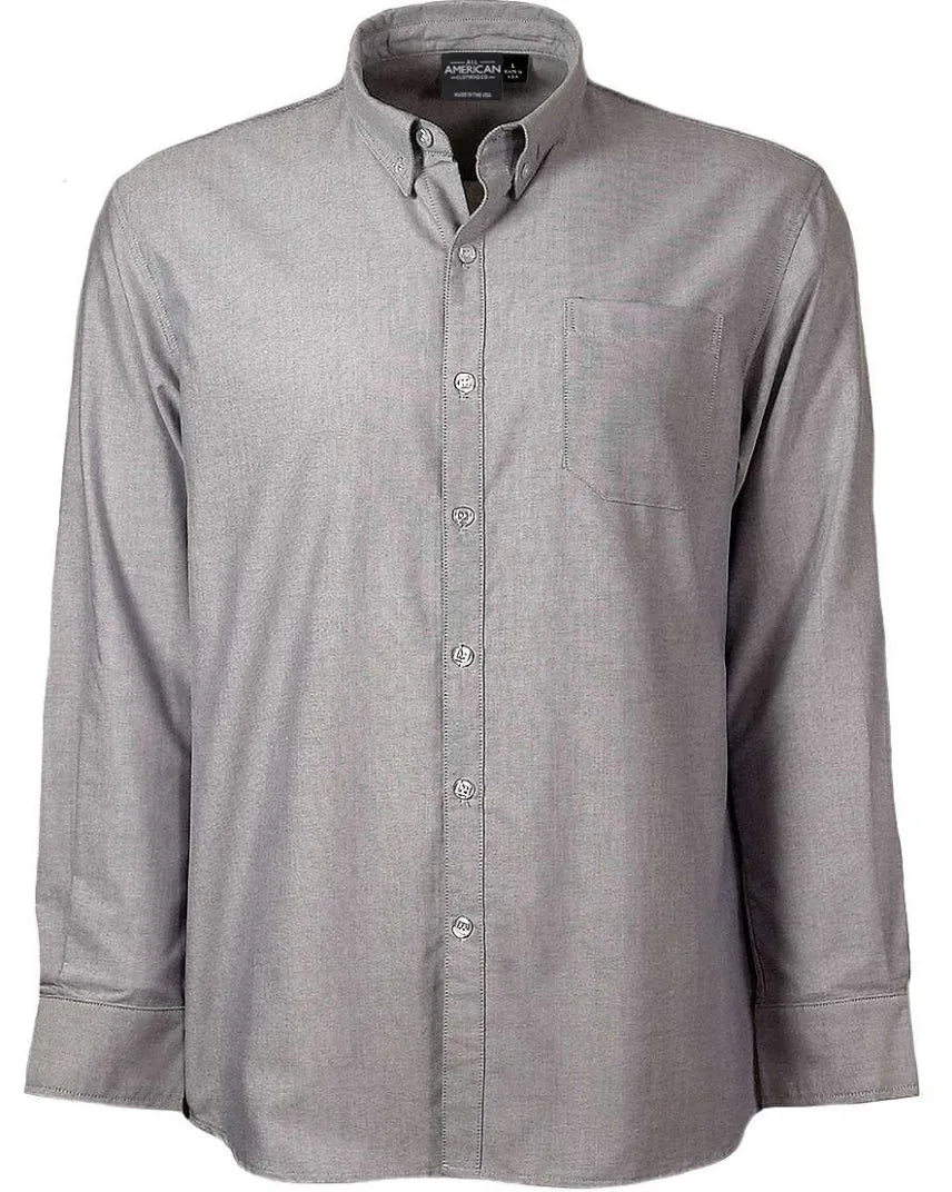 Men's Oxford Dress Shirts 3XL / Grey