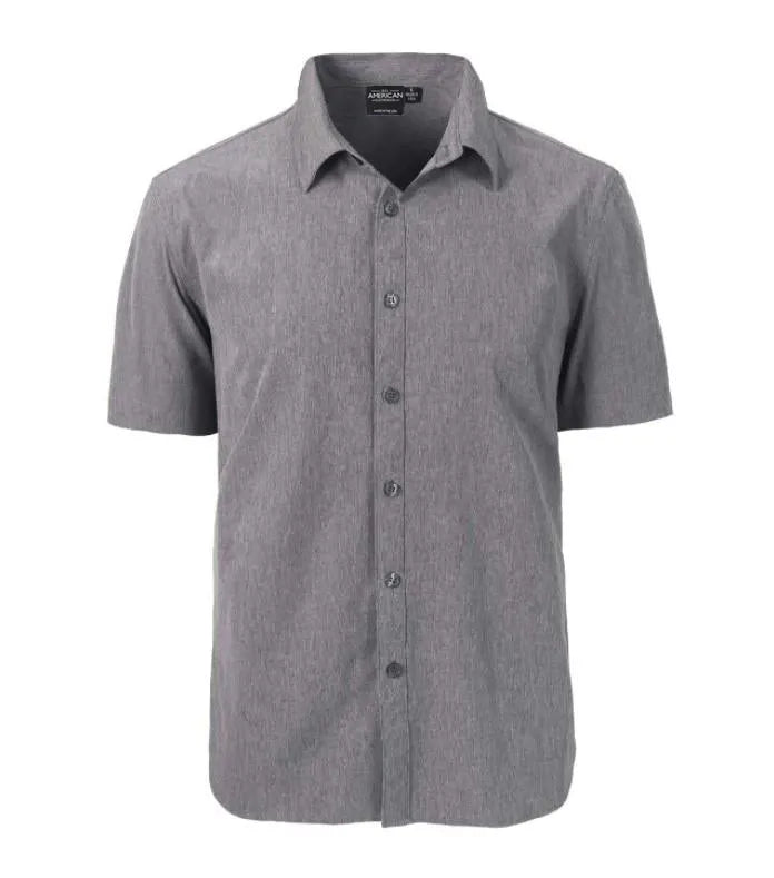 All American Clothing Co. - Men&#39;s Short Sleeve Dress Shirt Akwa
