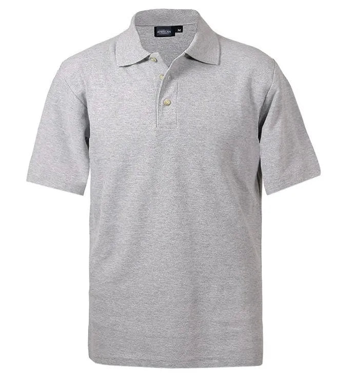 CLASSIC PIQUE COTTON ポロ SHIRT Men's Classic 100% Cotton Polo Shirt - All American Clothing Co