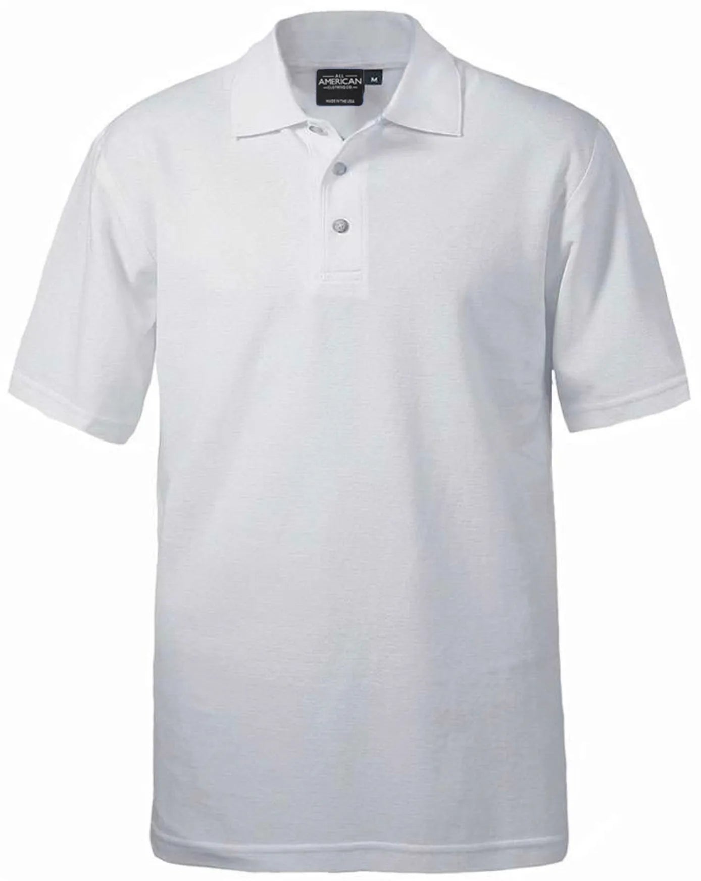 CLASSIC PIQUE COTTON ポロ SHIRT Men's Classic 100% Cotton Polo Shirt - All American Clothing Co