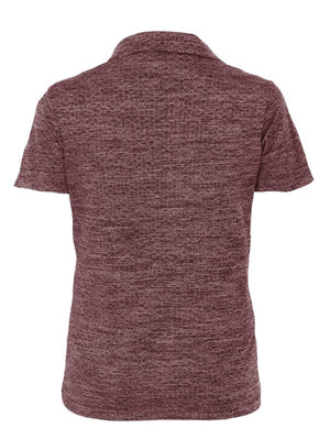 All American Clothing Co. - Women's Honeycomb Jacquard Polo Akwa