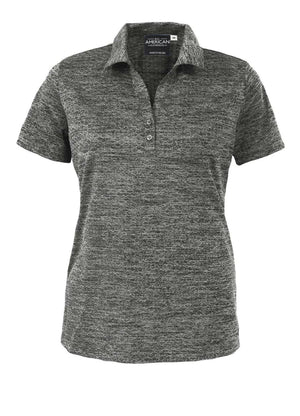 All American Clothing Co. - Women's Honeycomb Jacquard Polo Akwa