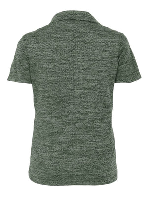 All American Clothing Co. - Women's Honeycomb Jacquard Polo Akwa