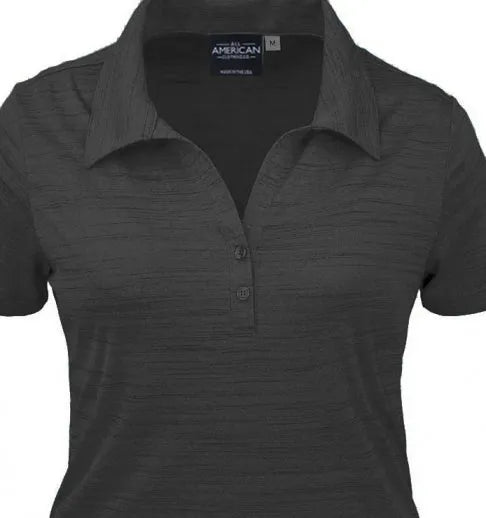 All American Clothing Co. - Women's Tiger Stripe Jersey Polo Akwa