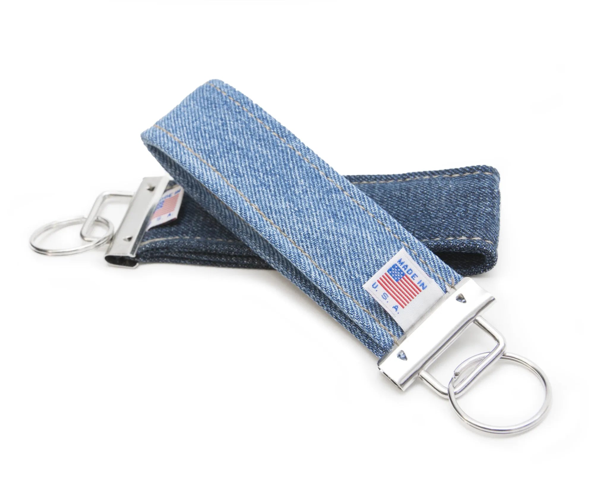 All American Denim Key Fob - Made in USA - All American Clothing Co