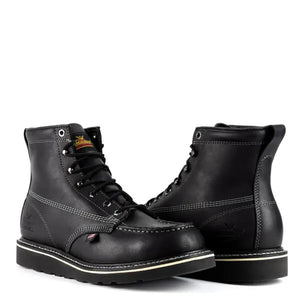 American Heritage Midnight Series 6" Black Moc Toe Thorogood