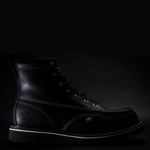 American Heritage Midnight Series 6" Black Moc Toe Thorogood