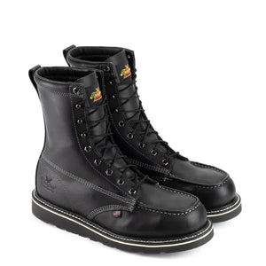 American Heritage Midnight Series 8" Black Moc Safety Toe Thorogood