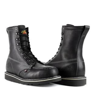 American Heritage Black Moc Safety Toe All American Clothing Co