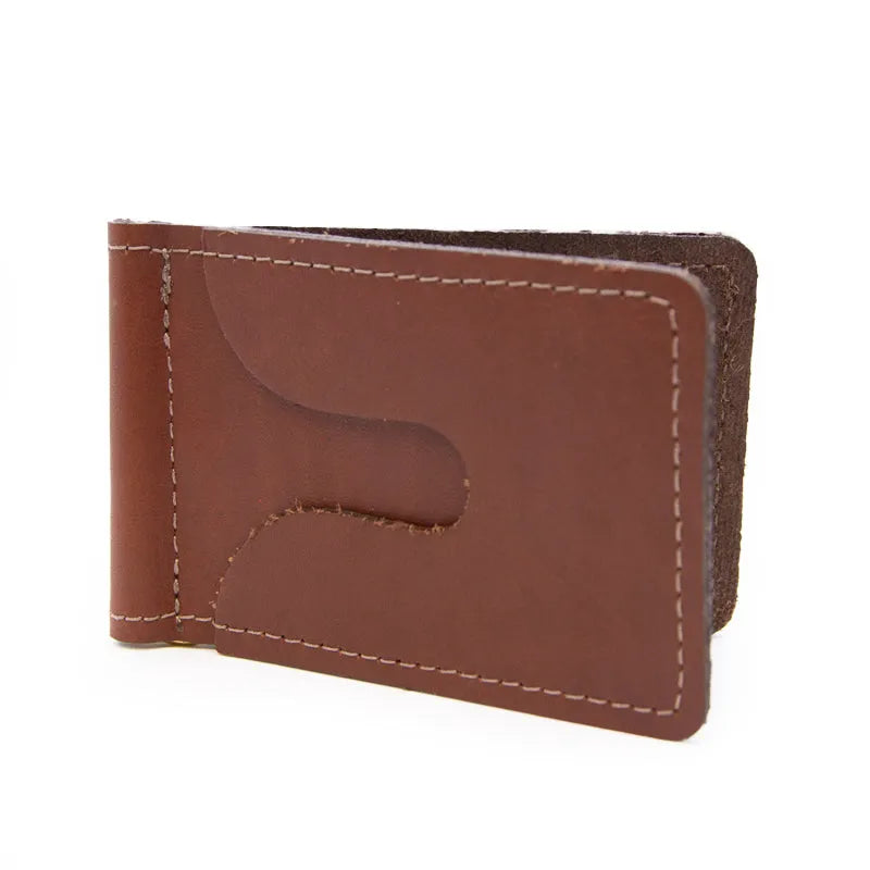 Deluxe Horween Leather Money Clip North Star Leather