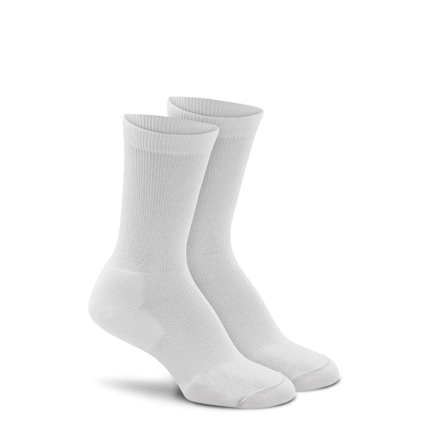 Fox River Steel Toe Work Socks - 2 Pair Pack, Mid Calf, Made In USA (White)