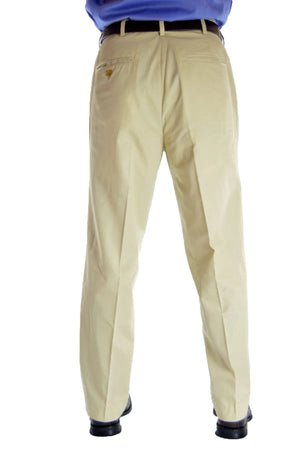 Athletic Fit Cotton Stretch Chino Pants in Stone - TAILORED ATHLETE - USA