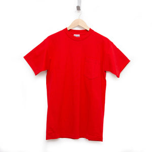 Heavyweight 100% Cotton T-Shirts with Pocket - Made in USA Bayside