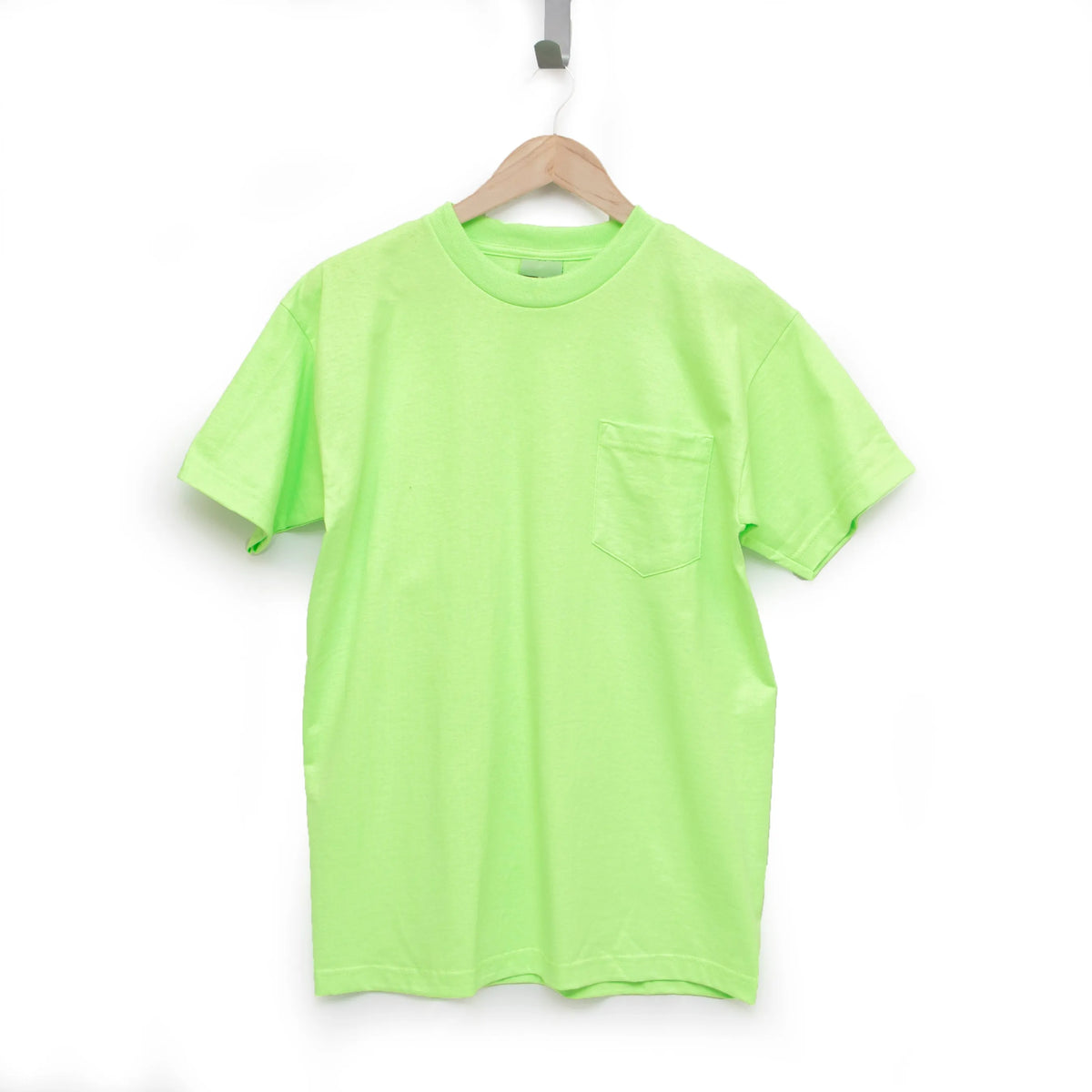 Heavyweight 100% Cotton T-Shirts with Pocket - Made in USA Bayside