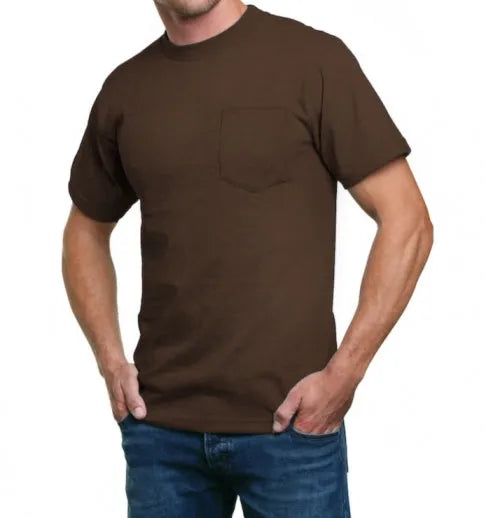 vedvarende ressource plasticitet af Cotton T-Shirt With Pocket For Sale - All American Clothing Co