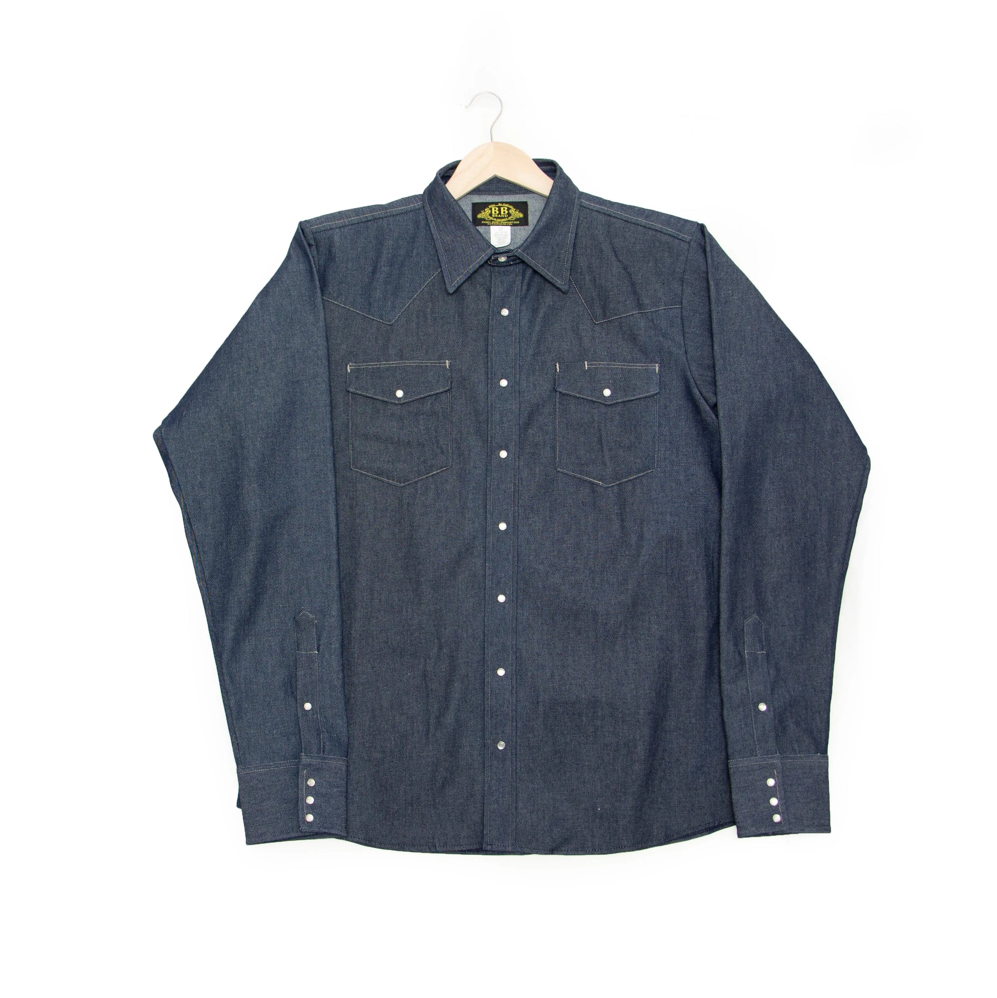 Heavyweight Denim Work Shirt - Made in USA BB Brand