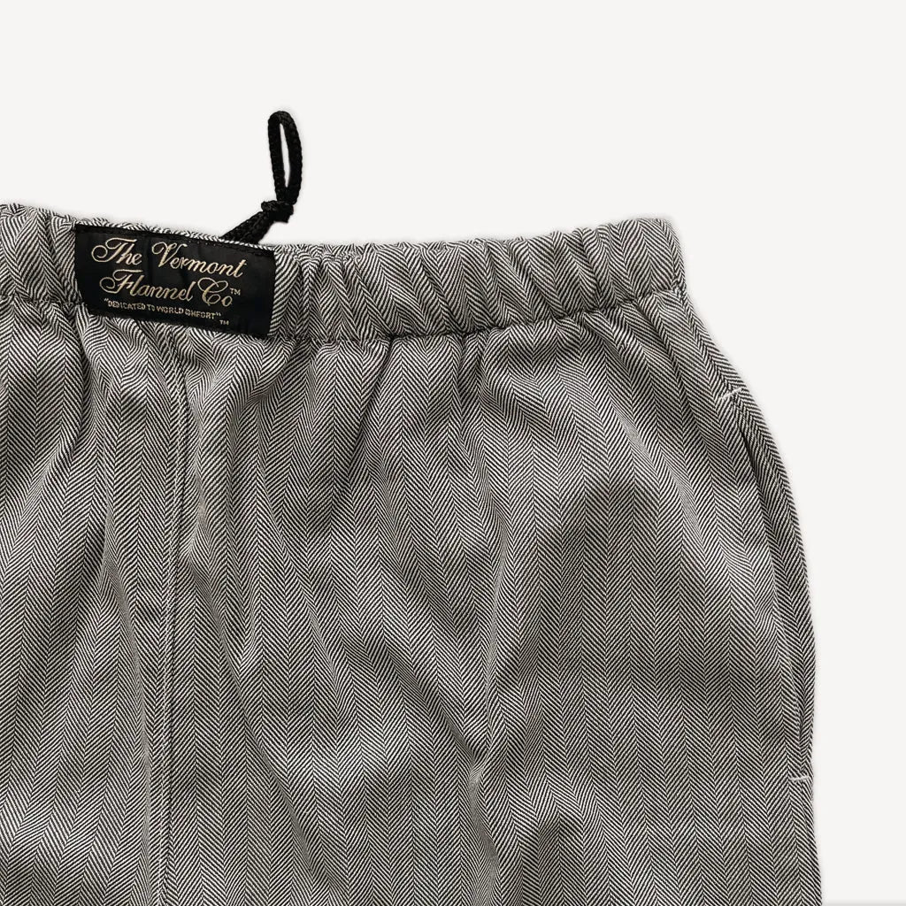 Herringbone Flannel Lounge Pants Vermont Flannel