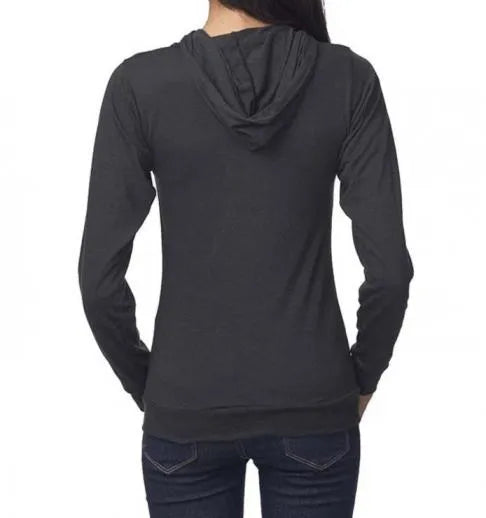 Lightweight Unisex Jersey Full Zip Hoodie Royal Apparel