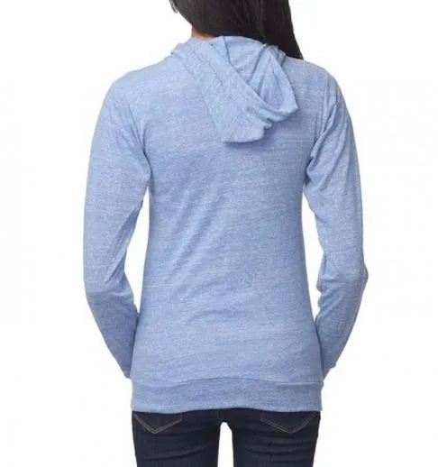 Lightweight Unisex Jersey Full Zip Hoodie Royal Apparel