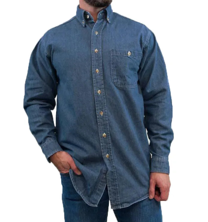 Long Sleeve Denim Shirt Union Line